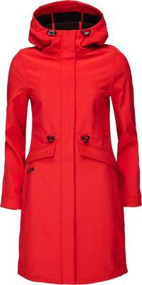 Softshell damesjas loap lunara rood