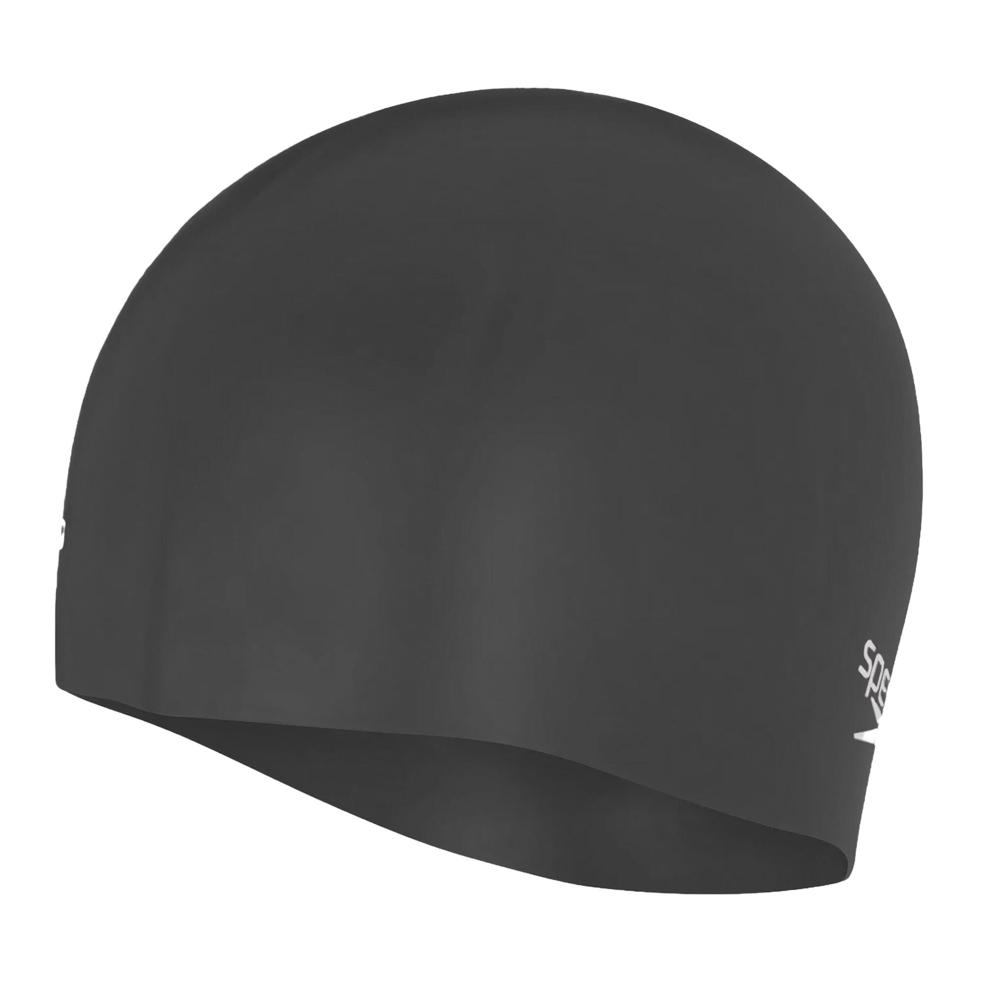 Bademütze für HerrenDamen Unisex Damen und Herren Schwarz 4/4