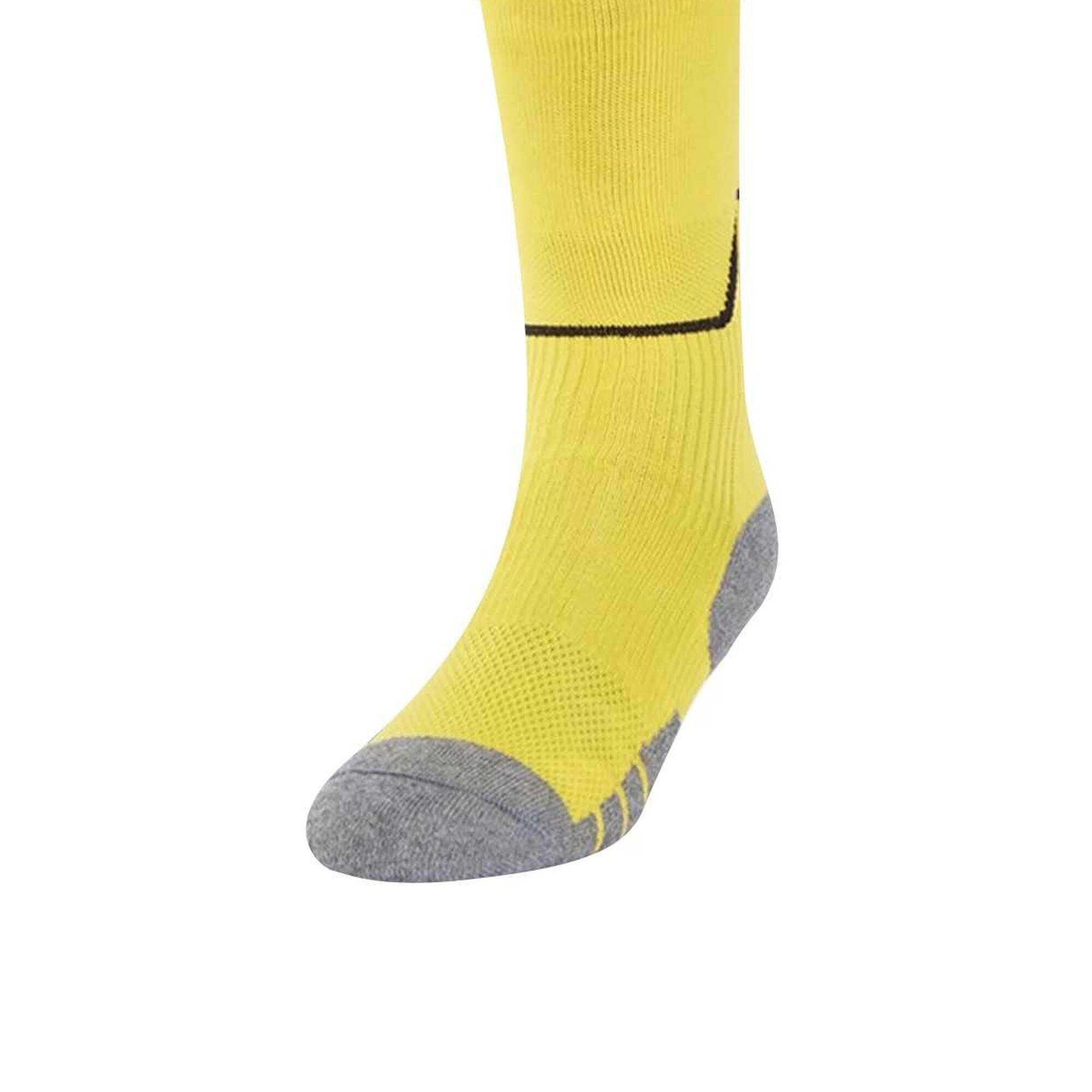 "Diamond" Fußballsocken Herren Gelb/Schwarz 4/4