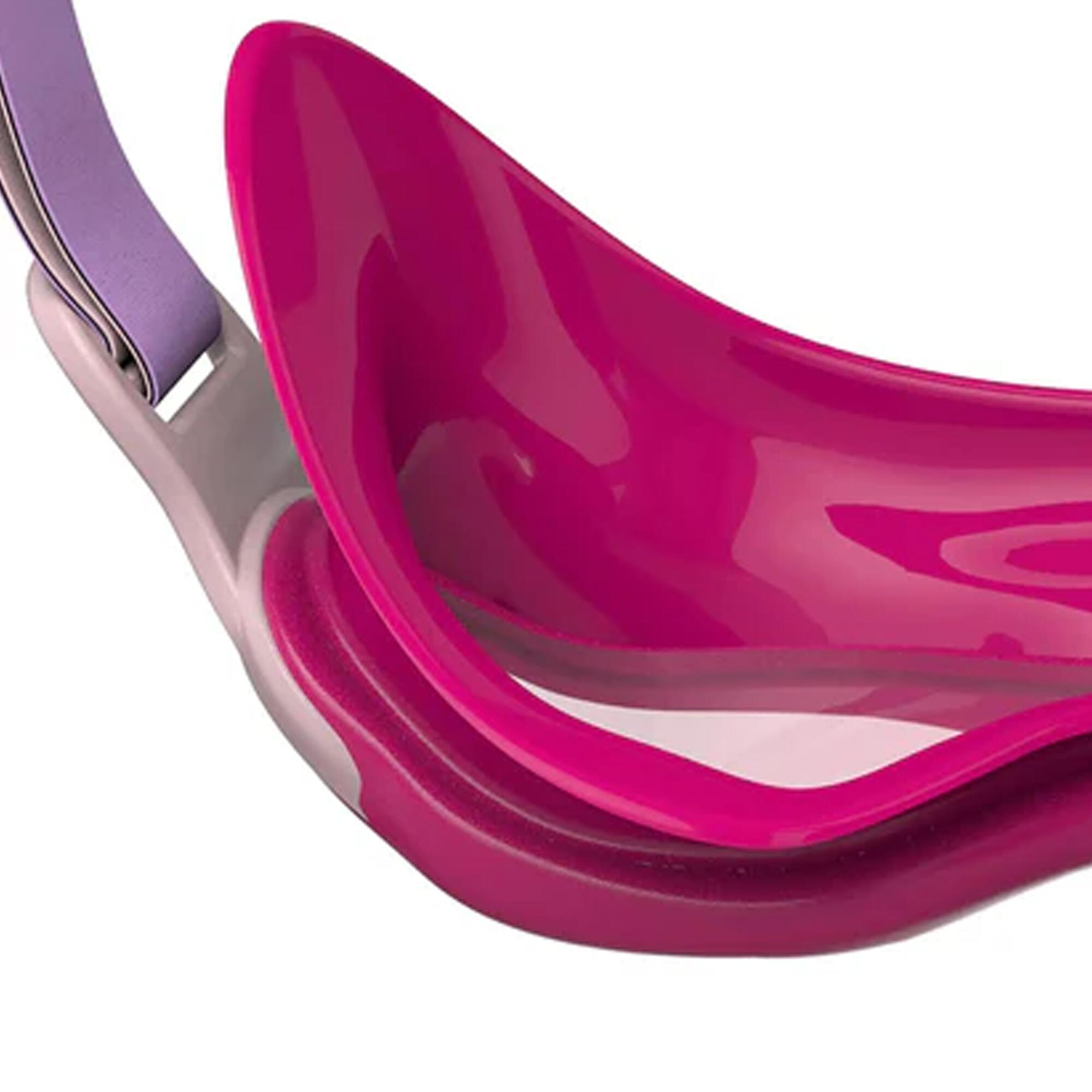 Passt sich dem Gesicht an Schwimmbrille für Kinder Pink/Violett 4/4