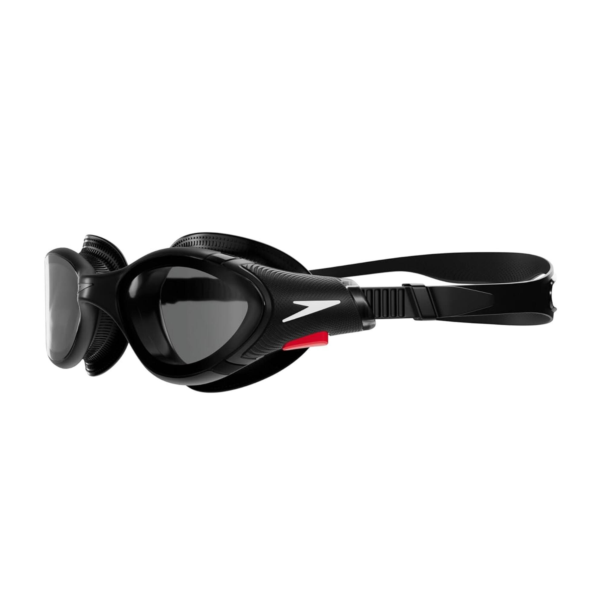 Passt sich dem Gesicht an Schwimmbrille für Herren Schwarz/Weiß/Rauch-Grau 4/4