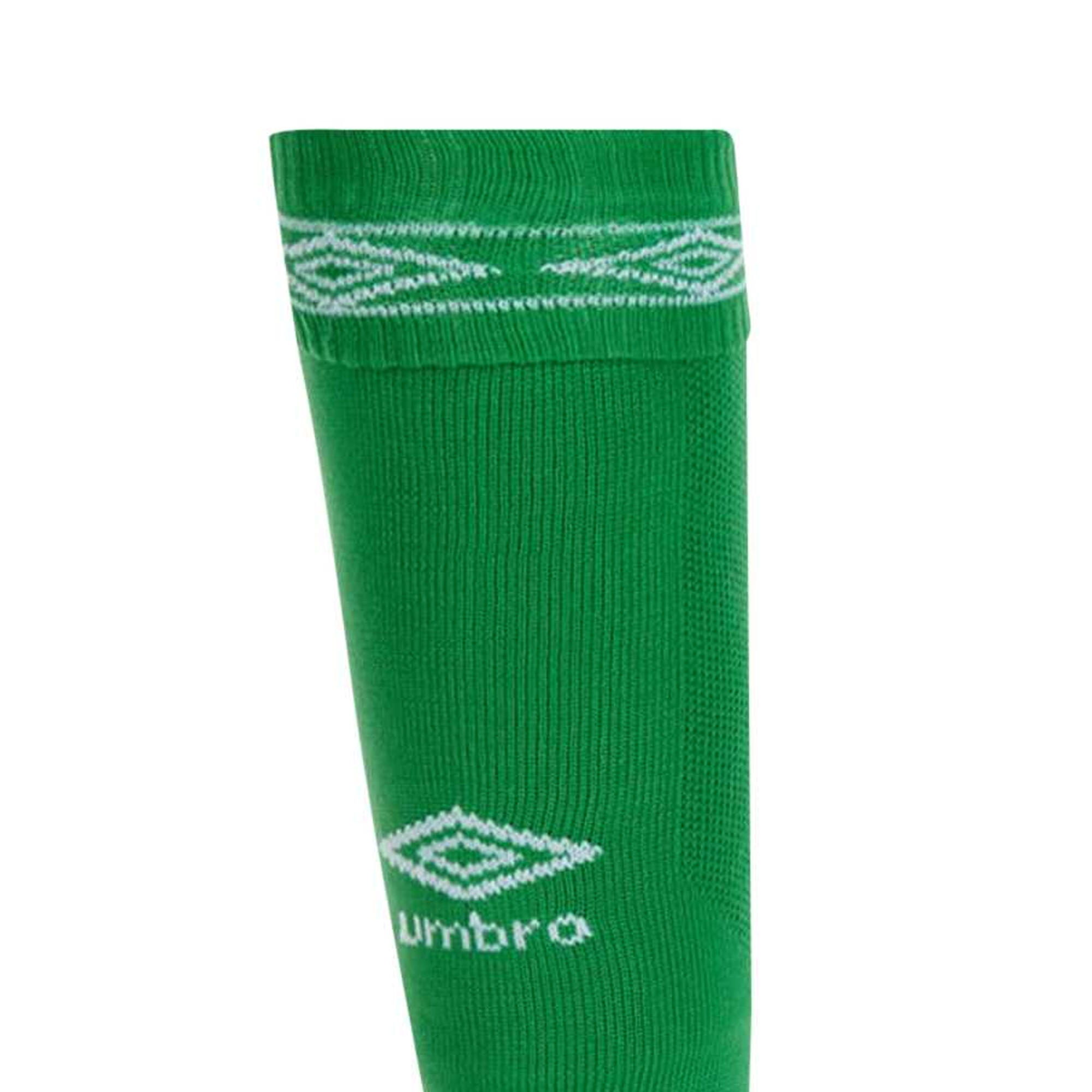 Calzini Da Calcio Bambini Umbro Diamond Smeraldo Bianco 4/4
