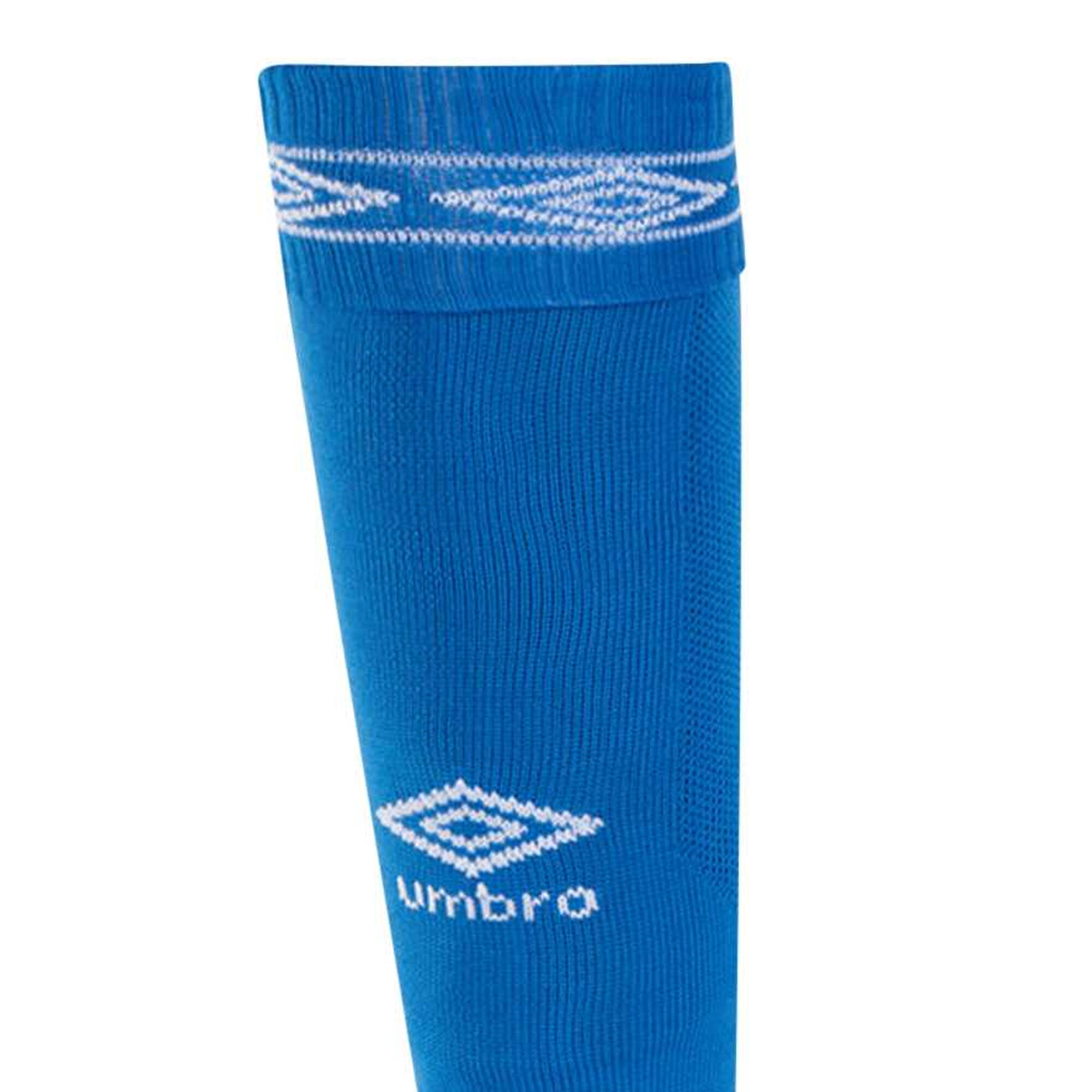 Calzini Da Calcio Bambini Umbro Diamond Blu Reale Bianco 4/4