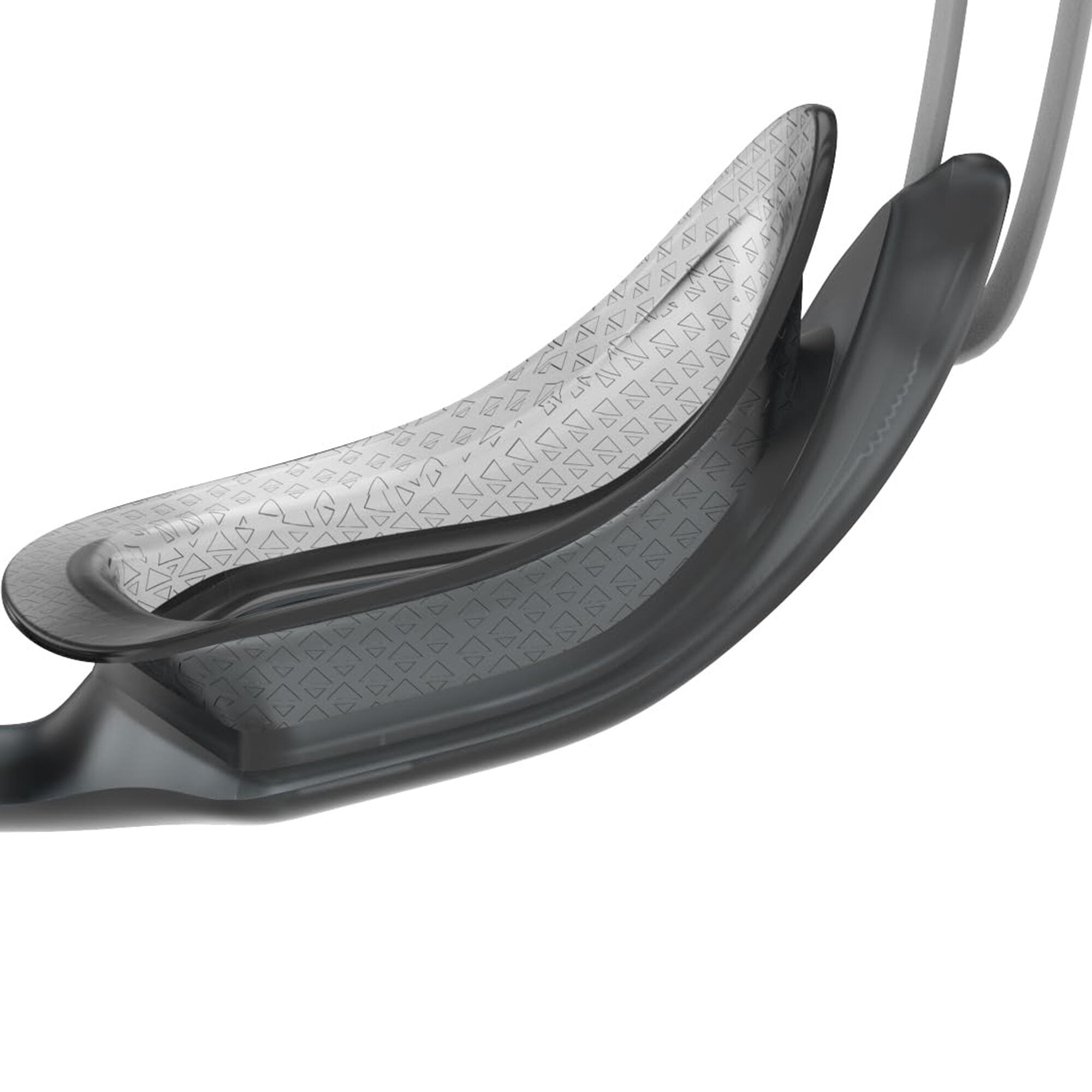 "Hydropulse" RauchGrau Schwimmbrille für HerrenDamen Unisex Damen und Herren 4/4