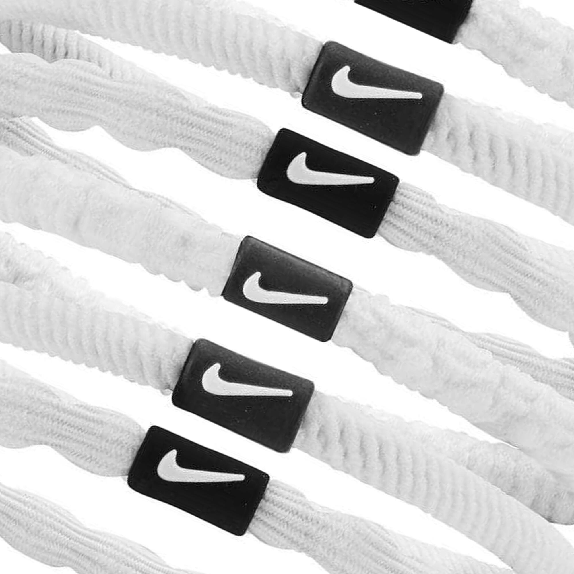 Elastici Per Capelli 2024 Misura Confezione 6 Nike Bianco 3/4