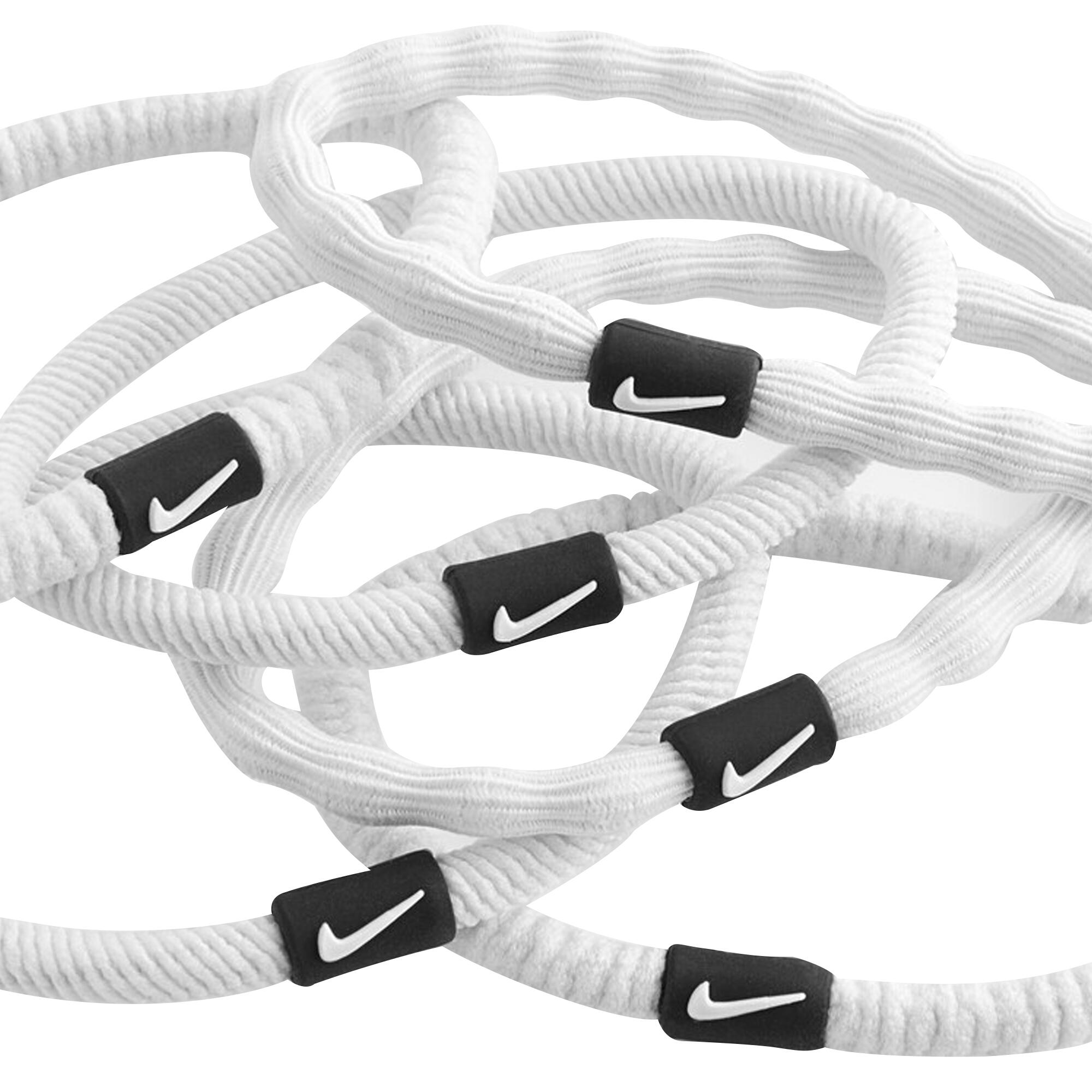Elastici Per Capelli 2024 Misura Confezione 6 Nike Bianco 4/4