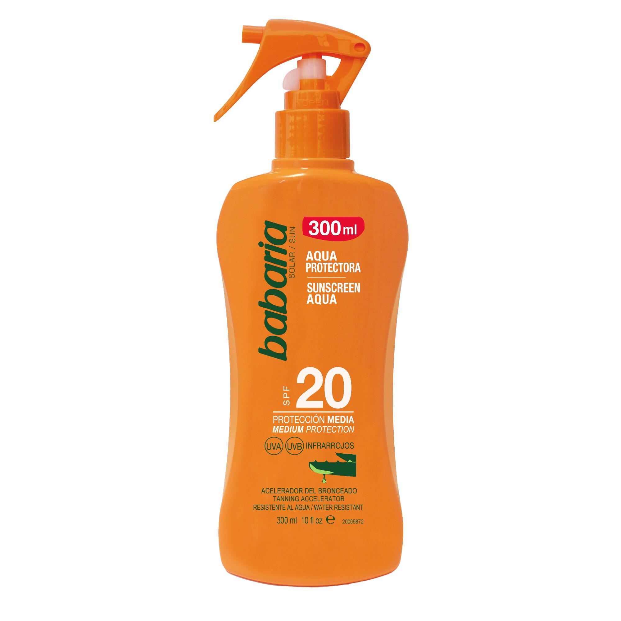 Babaria Spray Solar Aloe SPF20 300 ml 1/7