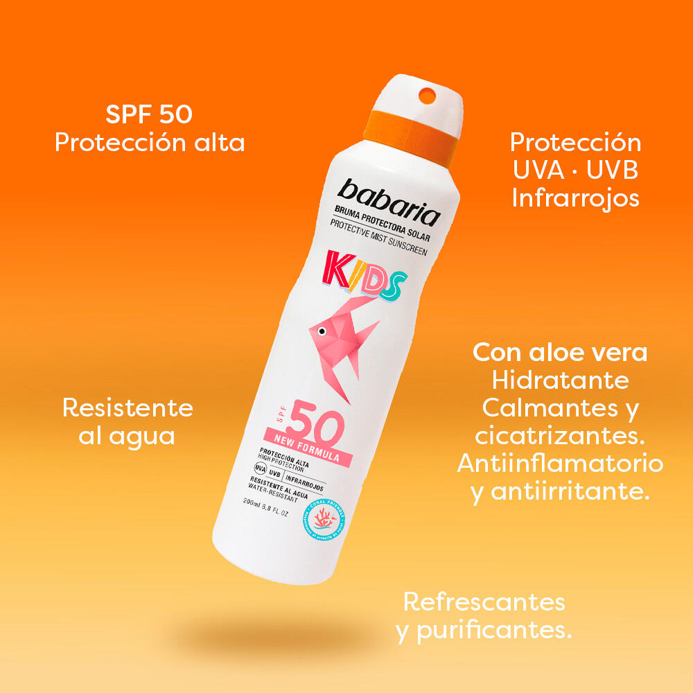 Babaria Bruma Solar Infantil SPF50+ 200 ML 4/7