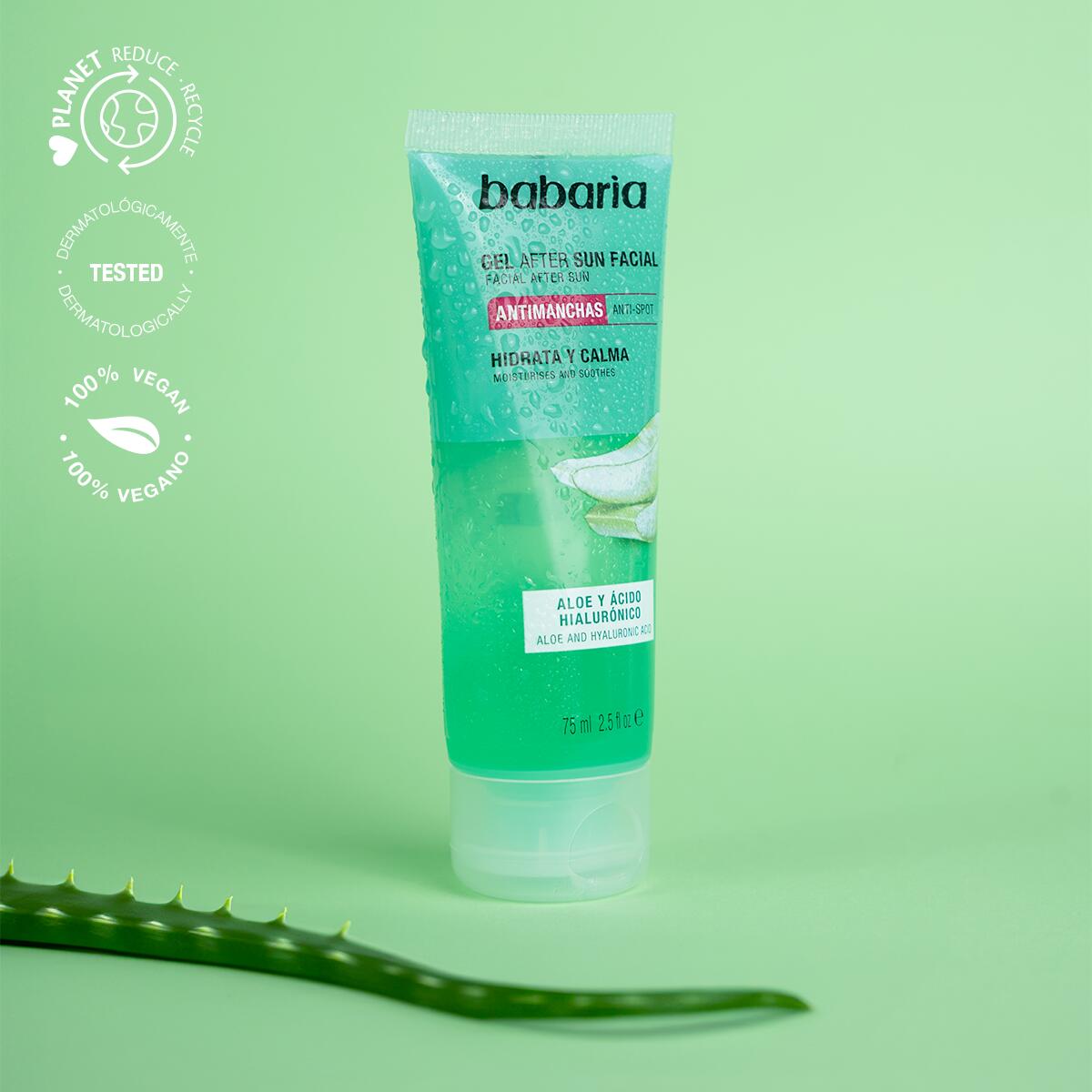 BABARIA Gel After Sun Facial Aloe 75 ML 5/6