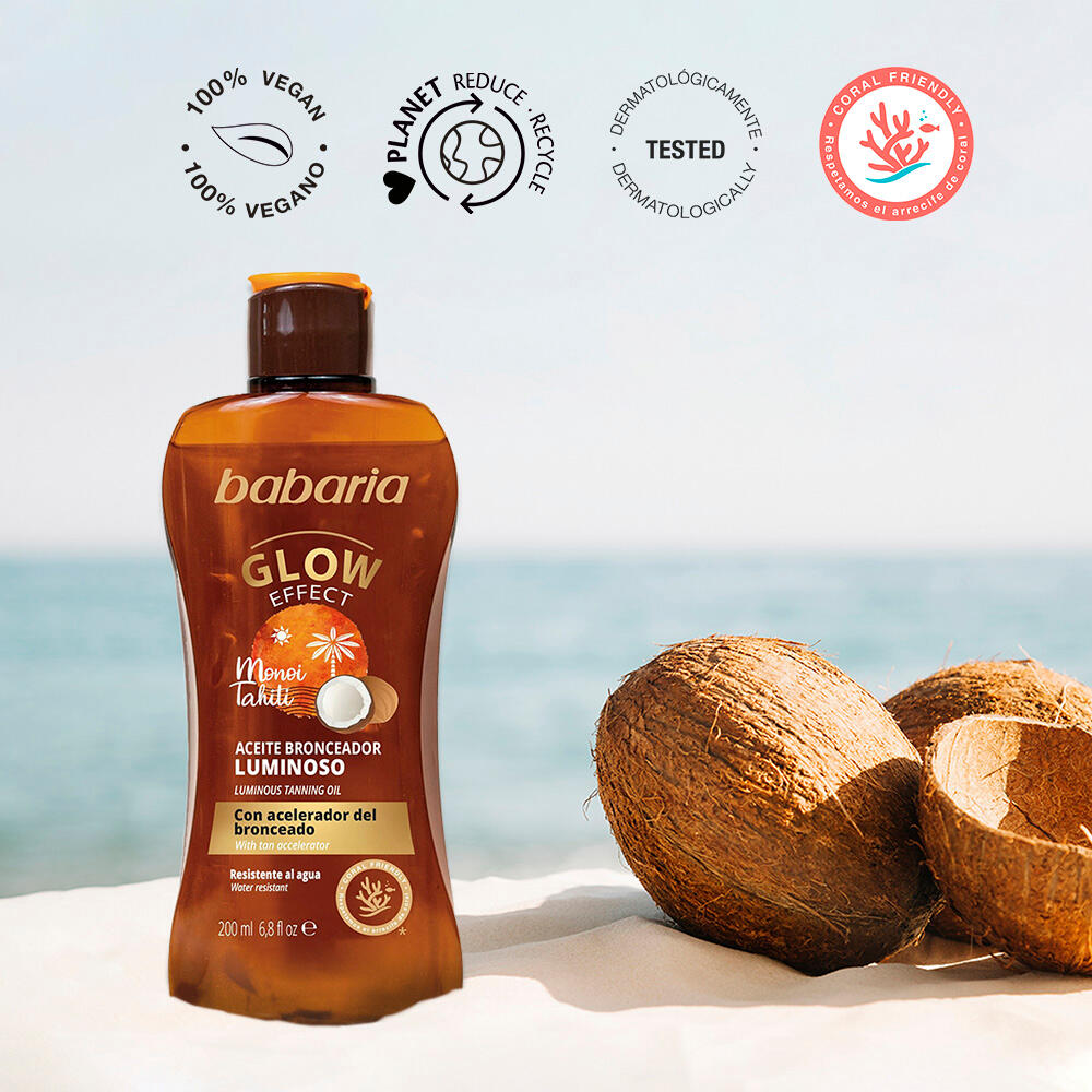 Babaria Aceite Bronceador Corporal Gel Luminoso 200 ml 7/7