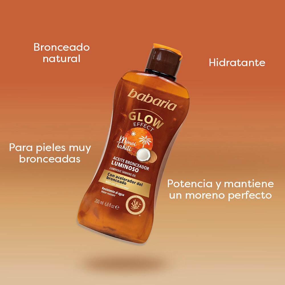 Babaria Aceite Bronceador Corporal Gel Luminoso 200 ml 5/7