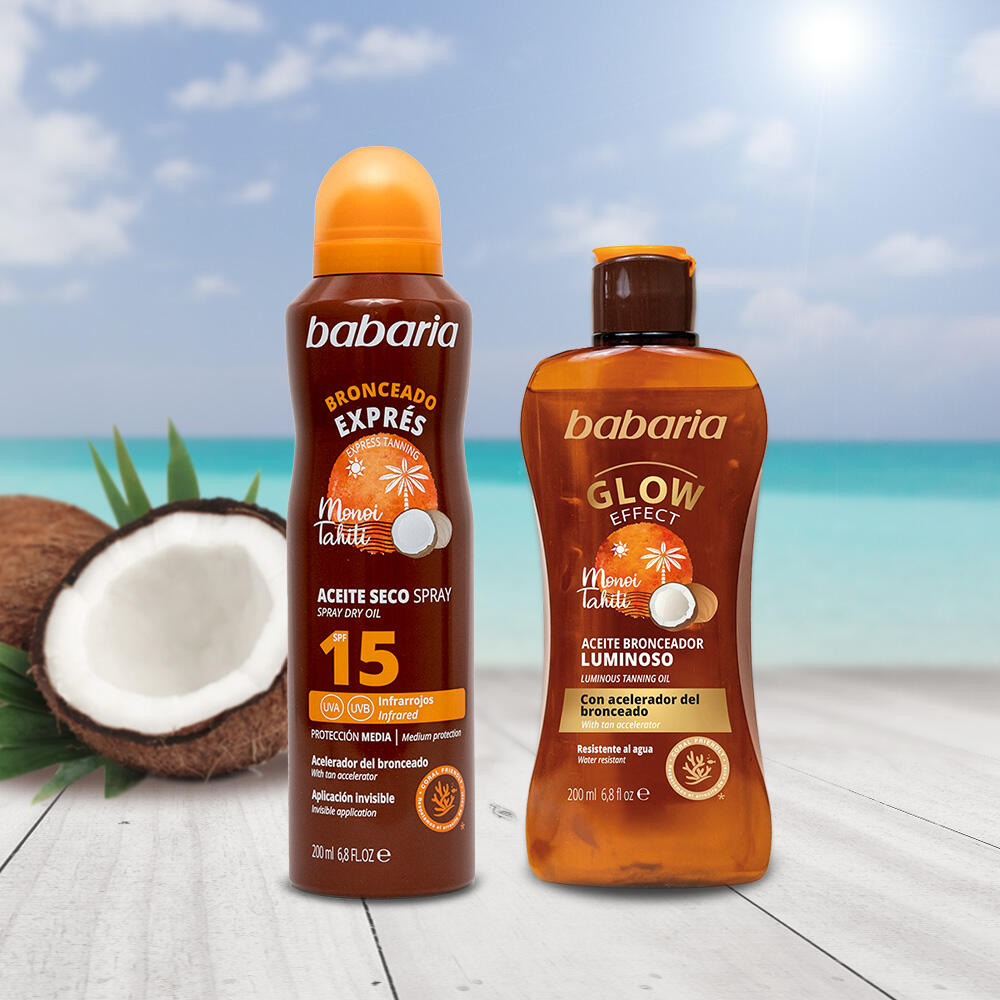 Babaria Aceite Bronceador Corporal Gel Luminoso 200 ml 6/7