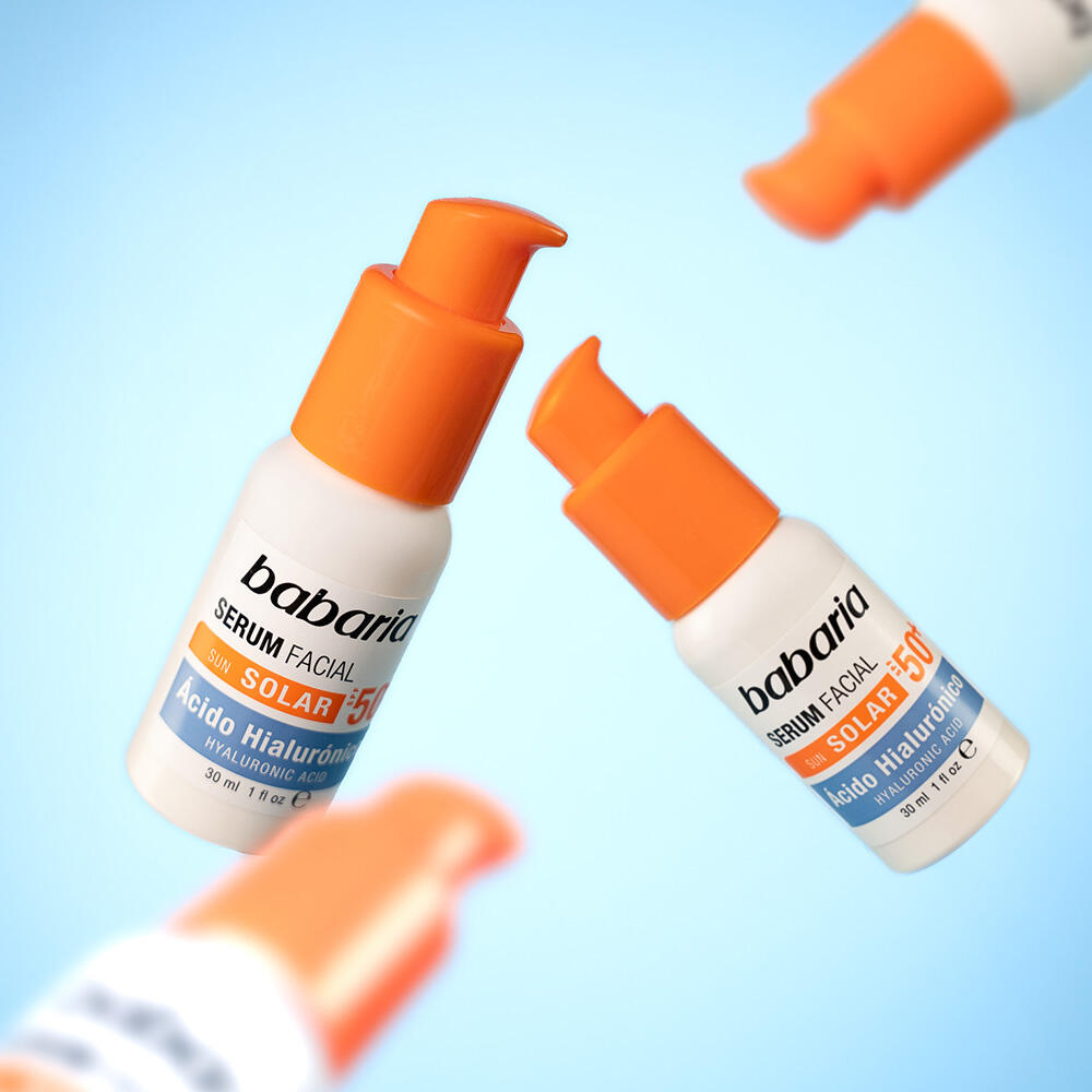 Babaria Sérum Solar Facial Ácido Hialurónico SPF50+ 30 ml 5/7