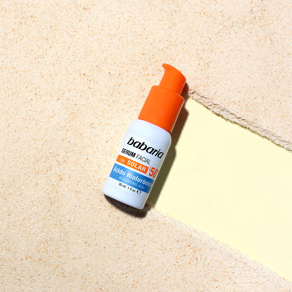 Babaria Sérum Solar Facial Ácido Hialurónico SPF50+ 30 ml 4/7