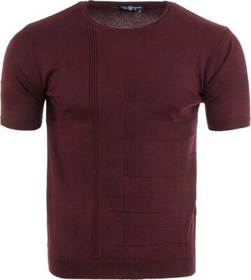 Jimmy sanders zeus bordeaux heren t-shirt bordeaux