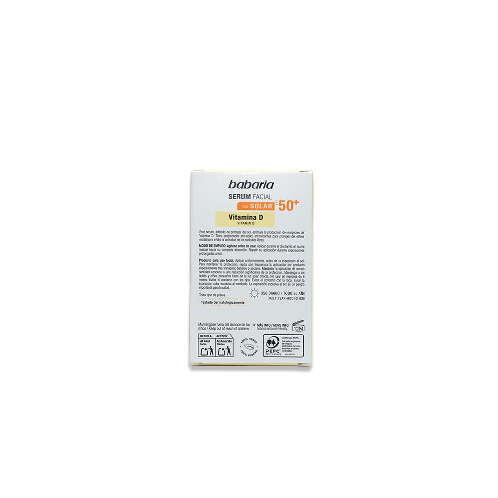 Babaria Sérum Solar Vitamina D SPF50+ 30 ML 2/7