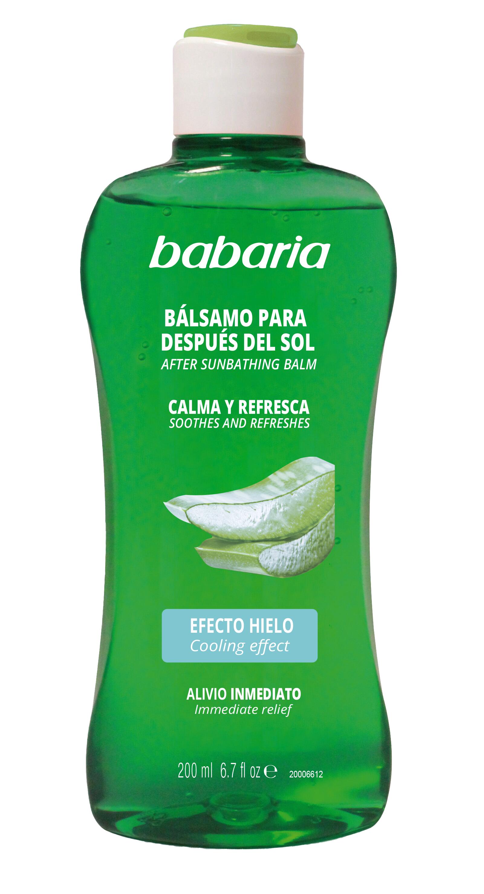 Babaria Bálsamo After Sun efecto hielo con Aloe Vera 200 ml 1/7