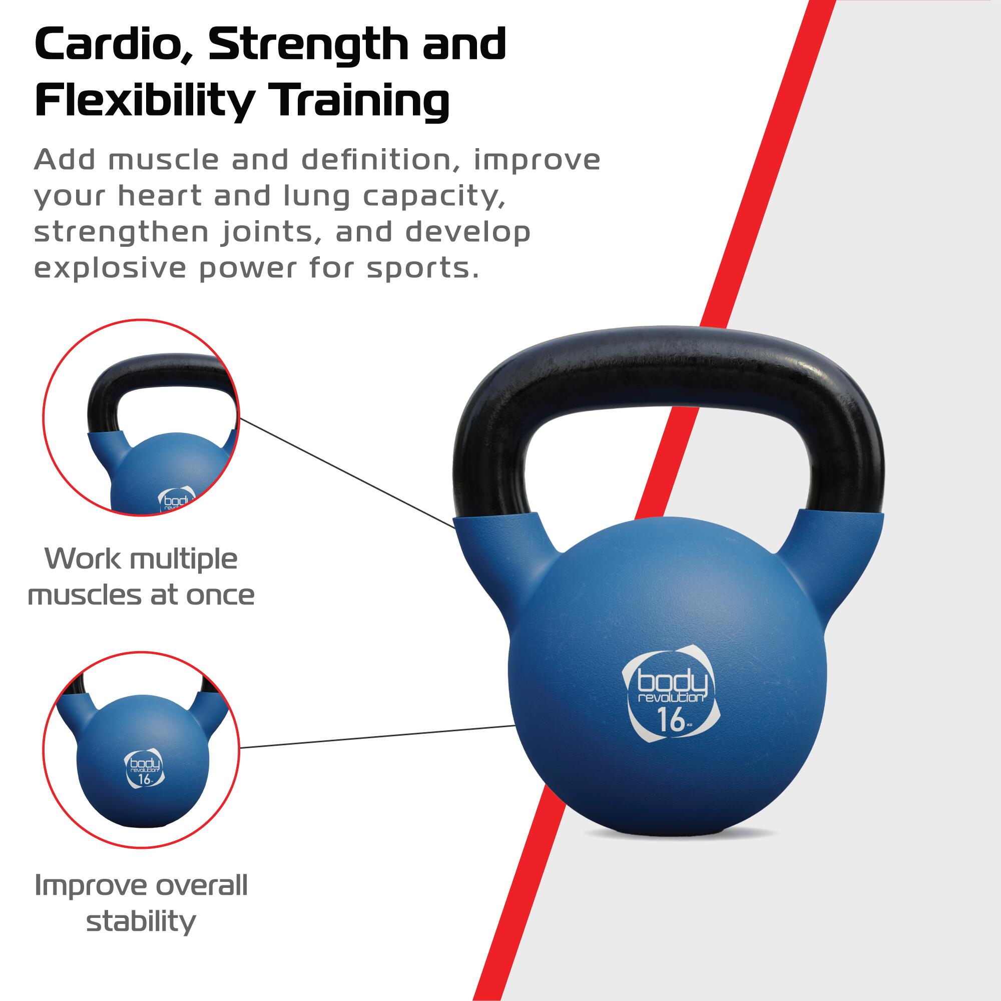 Body Revolution 16 kg neopreen kettlebell 5/6