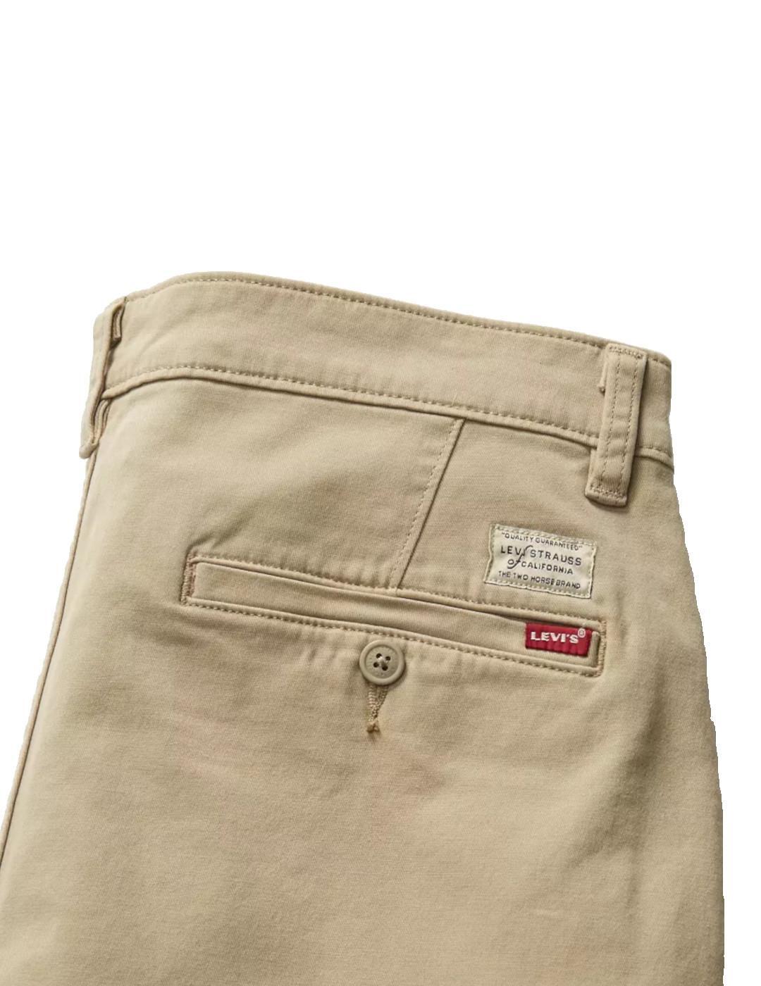 Pantalon pour homme Levis Chino standard taper beige 3/4