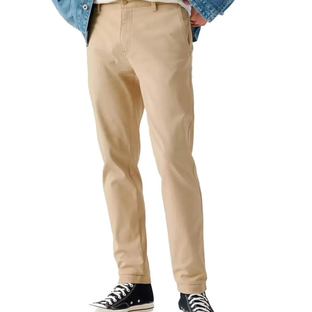 Levis Men's Standard Taper Beige Chino Pants