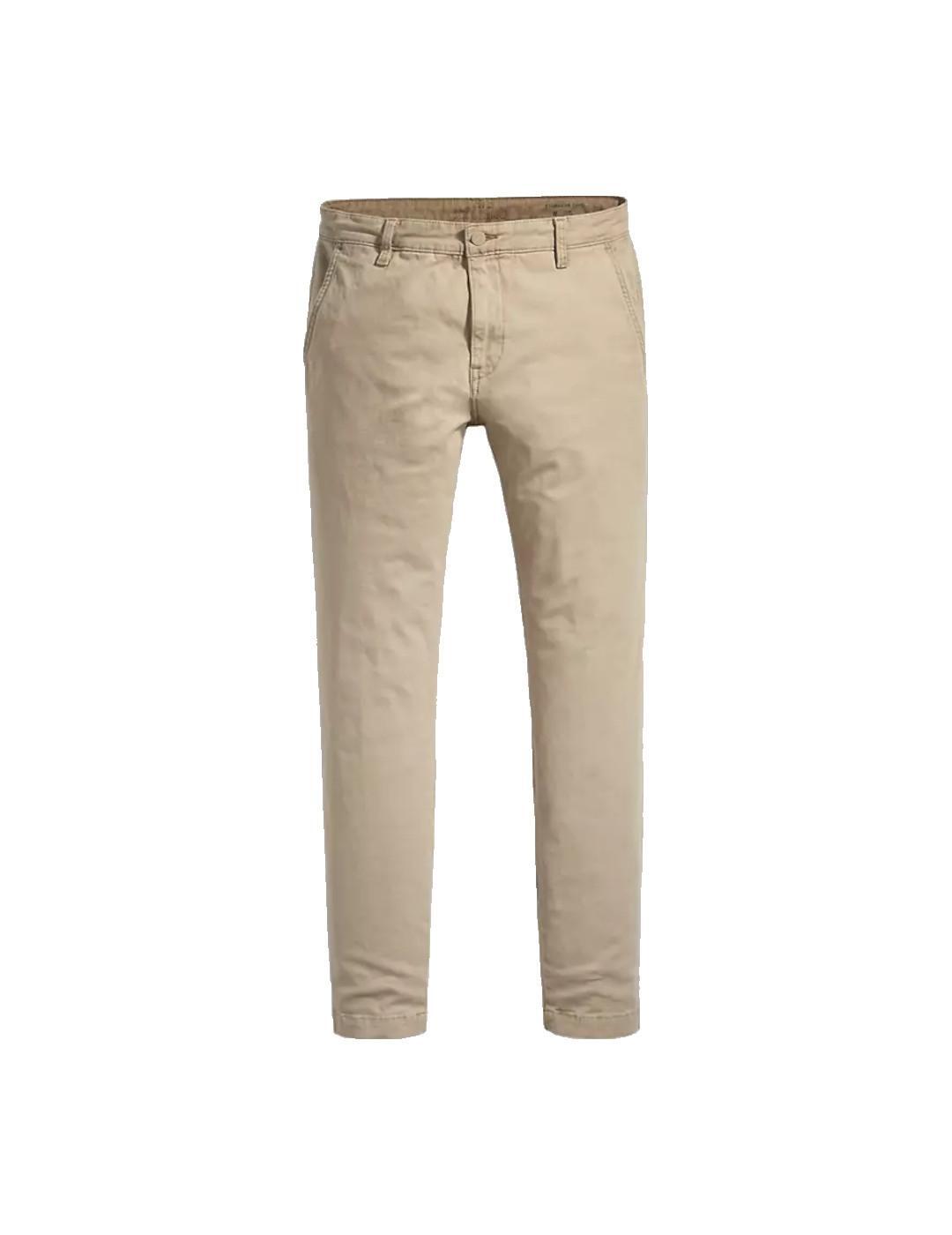 Pantalon pour homme Levis Chino standard taper beige 1/4
