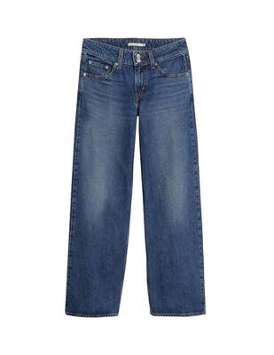 Pantaloni da donna Levis Superlow loose Blu.