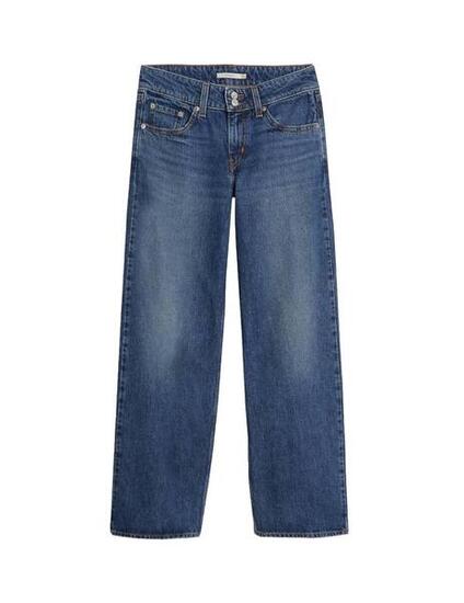 Pantaloni da donna Levis Superlow loose Blu.