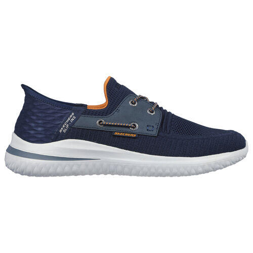 Zapatillas para Hombre Skechers  Marino Slip On 5/5