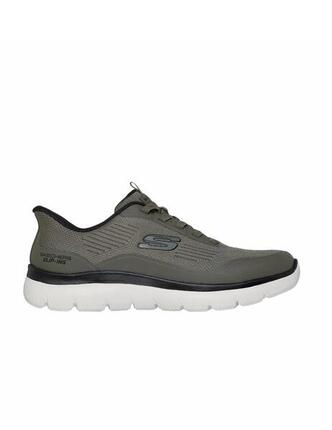Chaussures pour hommes Skechers Summits Leyter slip-ins Vert.