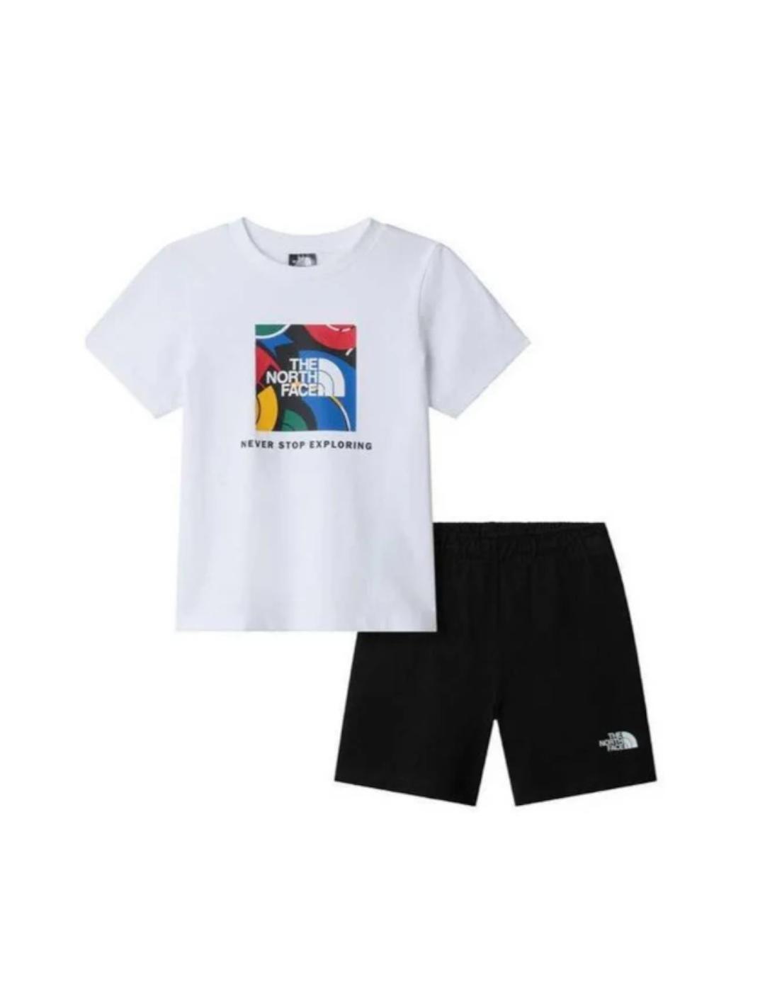 Conjunto para Niño The north face Box nse play Blanco 1/2