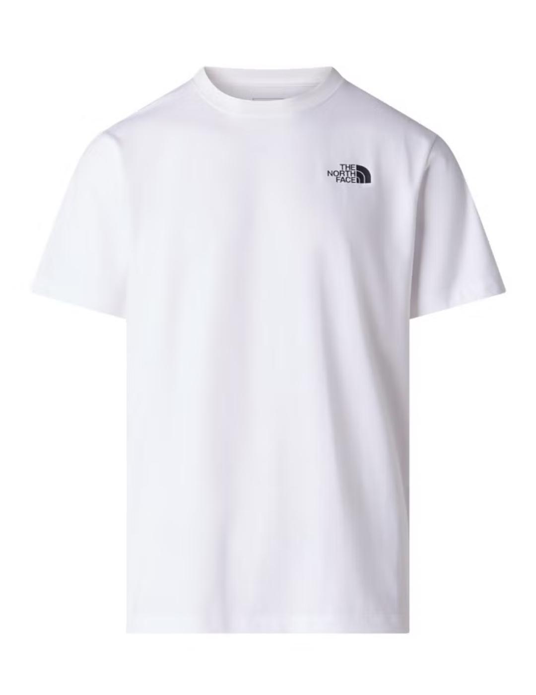Maglietta da uomo The North Face Vertical regular Bianca. 4/5