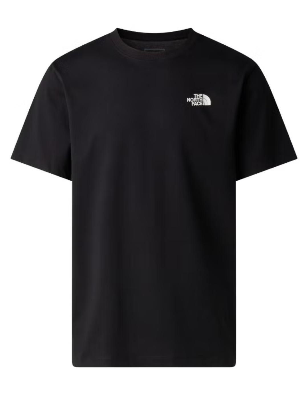 T-shirt pour homme The North Face Vertical régulier Noir. 3/5