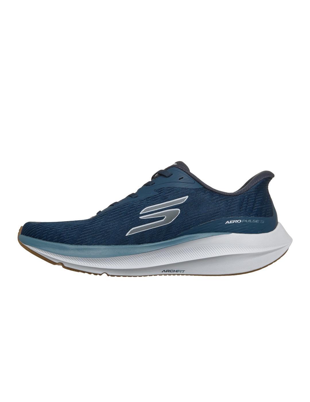 Zapatillas para Hombre Skechers Aero pulse Marino 2/4