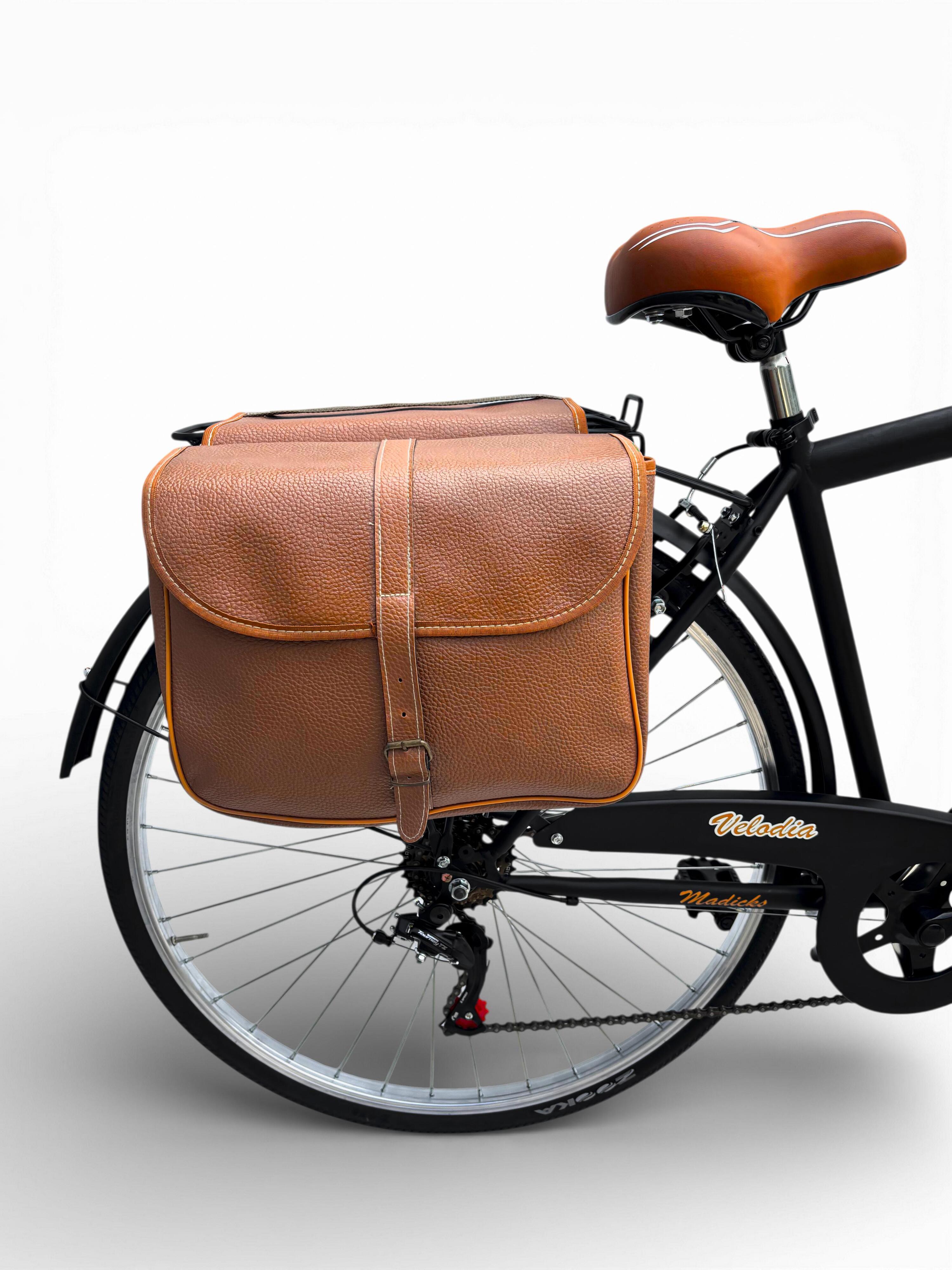 Bicicletta Uomo Misura 28 Passeggio  Bici Da Città Con Cambio Nero Vintage Retrò 3/8