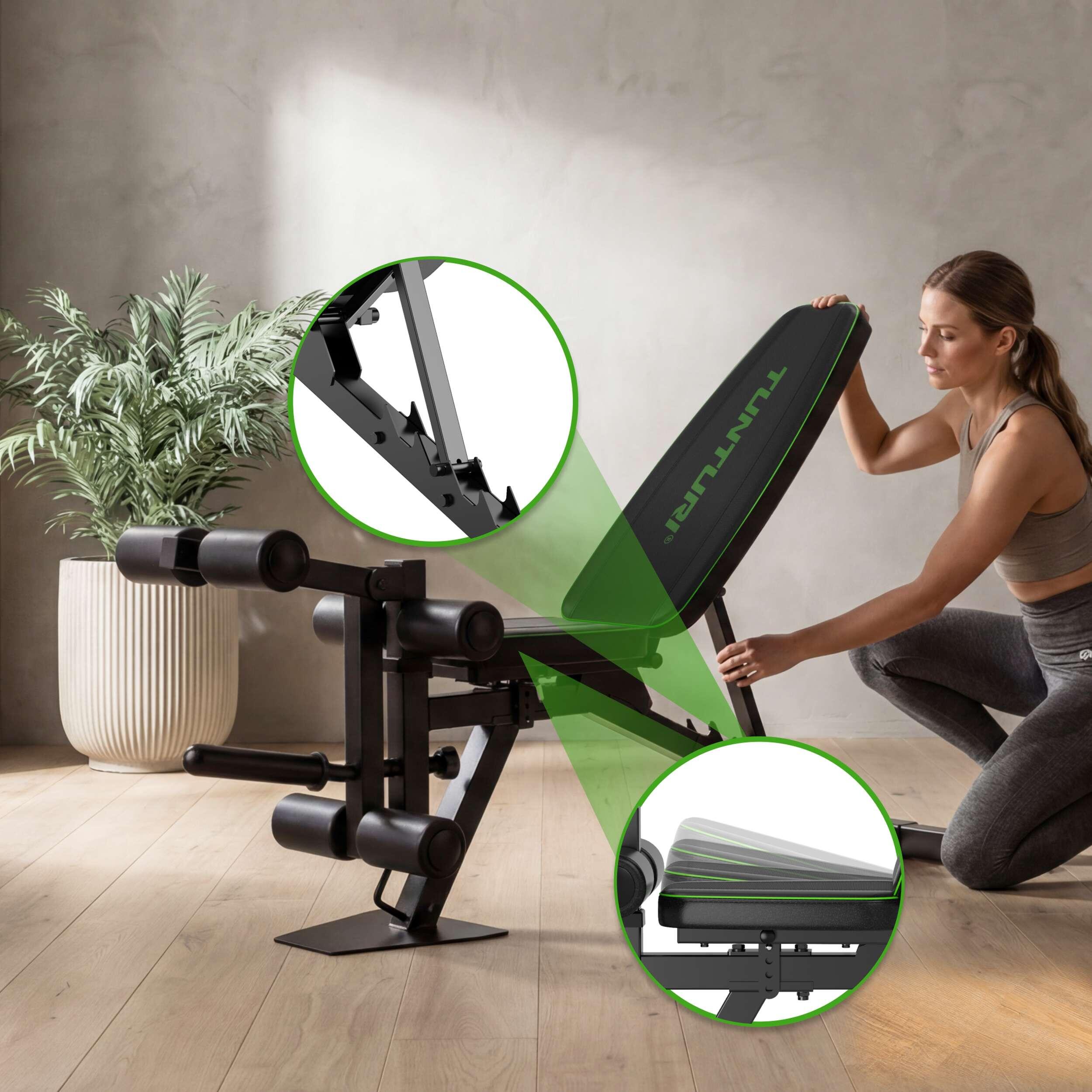 Banc de musculation réglable – Banc à abdominaux – UB60 3/6