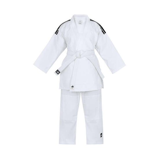 Kimono de judo club (couleur : blanc - taille : 160 - broderie :)
