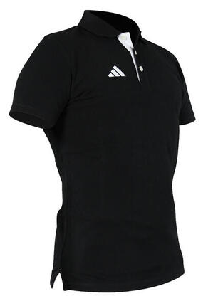 Polo country (couleur : noir/blanc - taille : l)