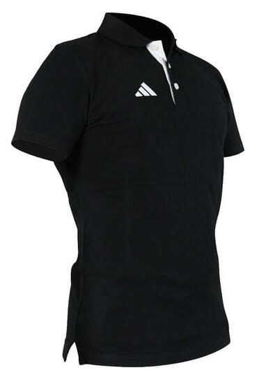 Polo country (couleur : noir/blanc - taille : l)