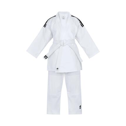 Kimono de judo club (couleur : blanc - taille : 140 - broderie :)