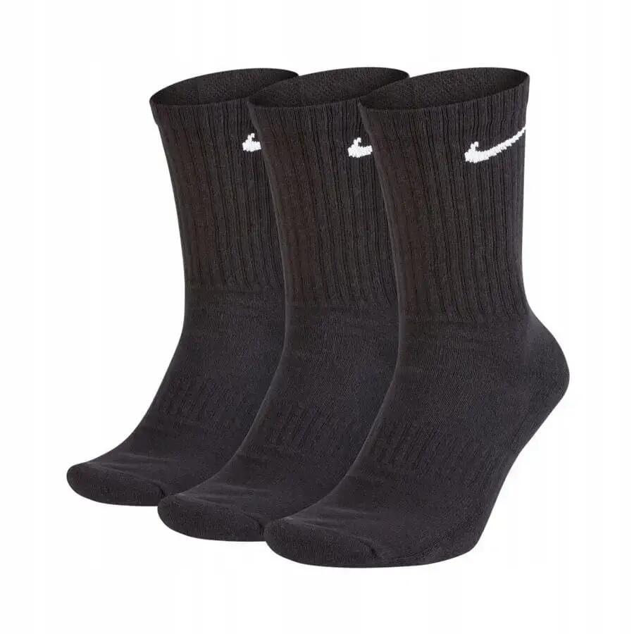 Nike Everyday Cushion Socks 3-Pack, Black