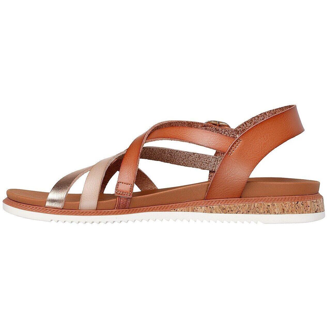 Sandalen Skechers Desert Kiss Low - Pe, Braun, Damen 5/6
