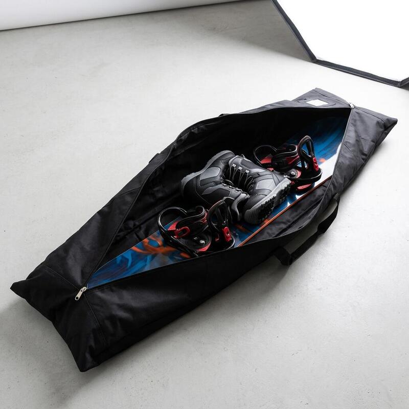Geantă de snowboard hidrofugă 180x40x16 cm - Neagră