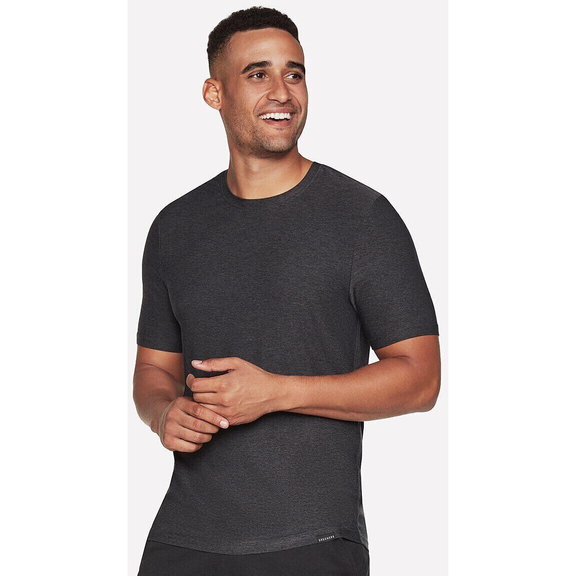 T-Shirt Skechers GO DRI All Day Tee, Grau, Herren 4/4
