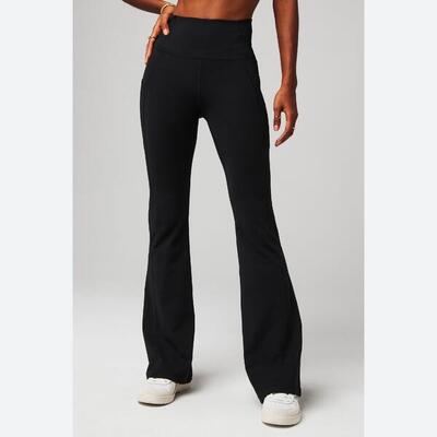 Damesbroek oasis high-waisted kick flare met hoge taille