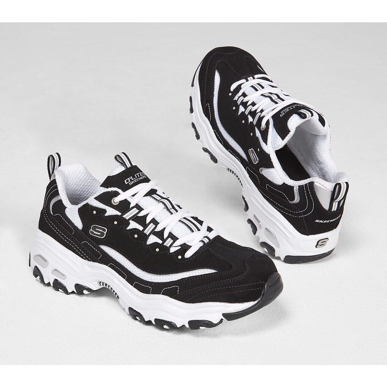 Scarpe da ginnastica Skechers D'Lites, Nero, Uomini 4/5