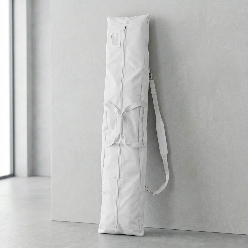 Sacca per snowboard idrorepellente 180x40x16 cm - Bianca 4/7