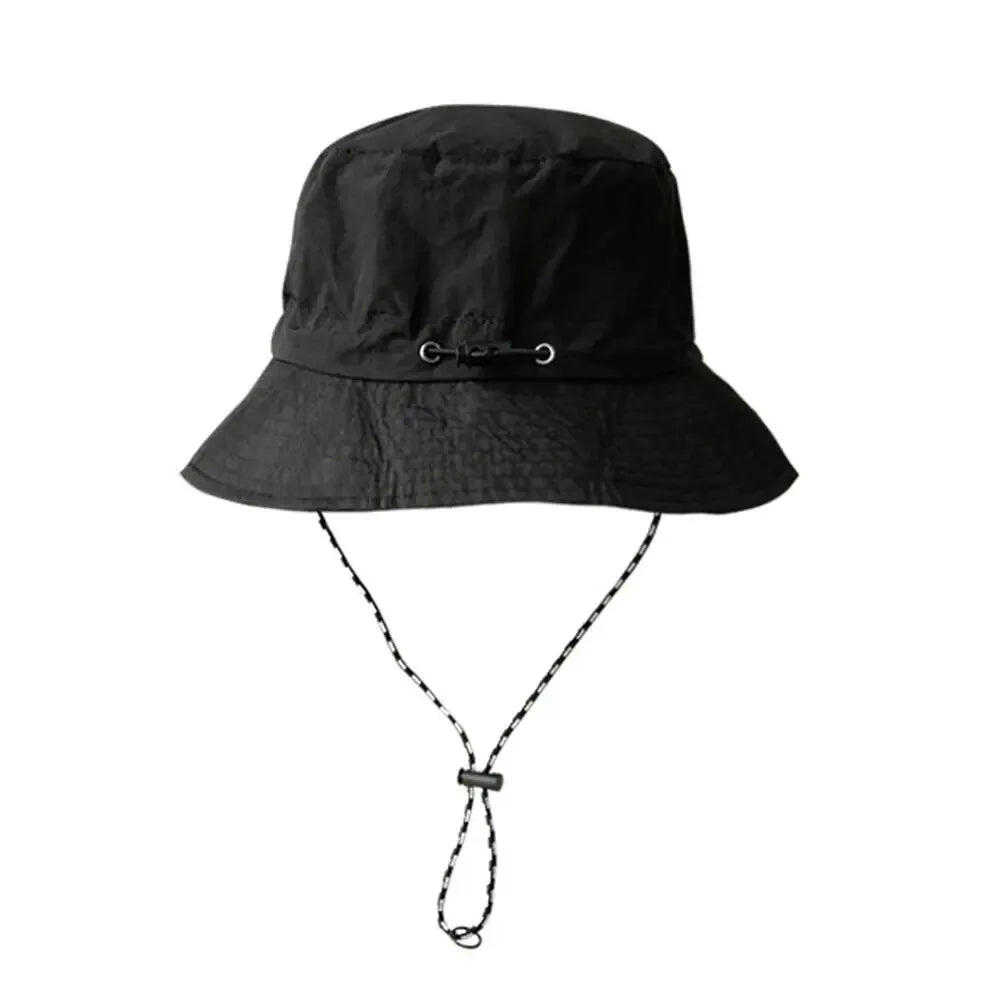 Anti-UV Waterproof Bucket Hat for Outdoor (Black)