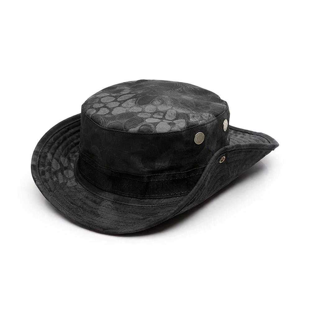 Boonie Black Python Unisex Hat with UV Protection for Hiking