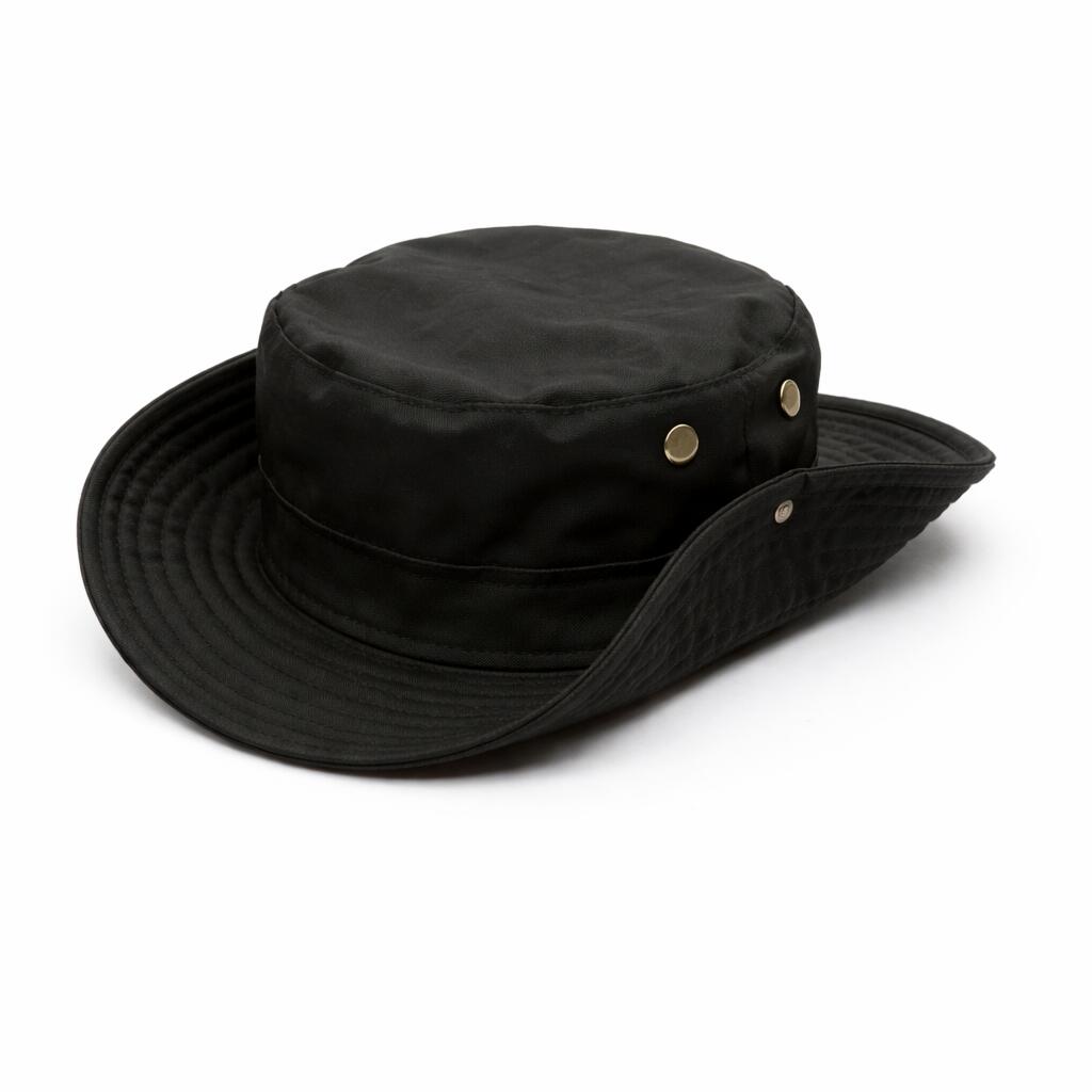 Boonie Black Unisex Hat with UV Protection for Hiking