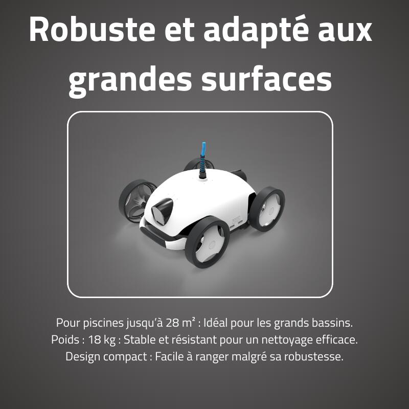 Bestway Robot piscine Falcon+ nettoyage fond et pentes 28 m² max 3/7